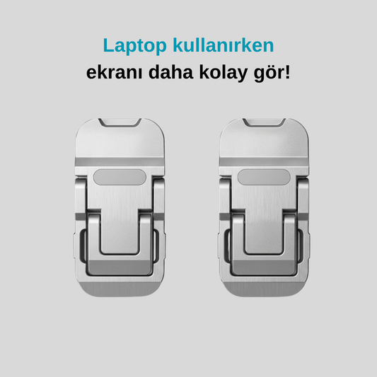 Laptop Standı 2 Kademeli Yükseltme Ayarlı - 2 Adet