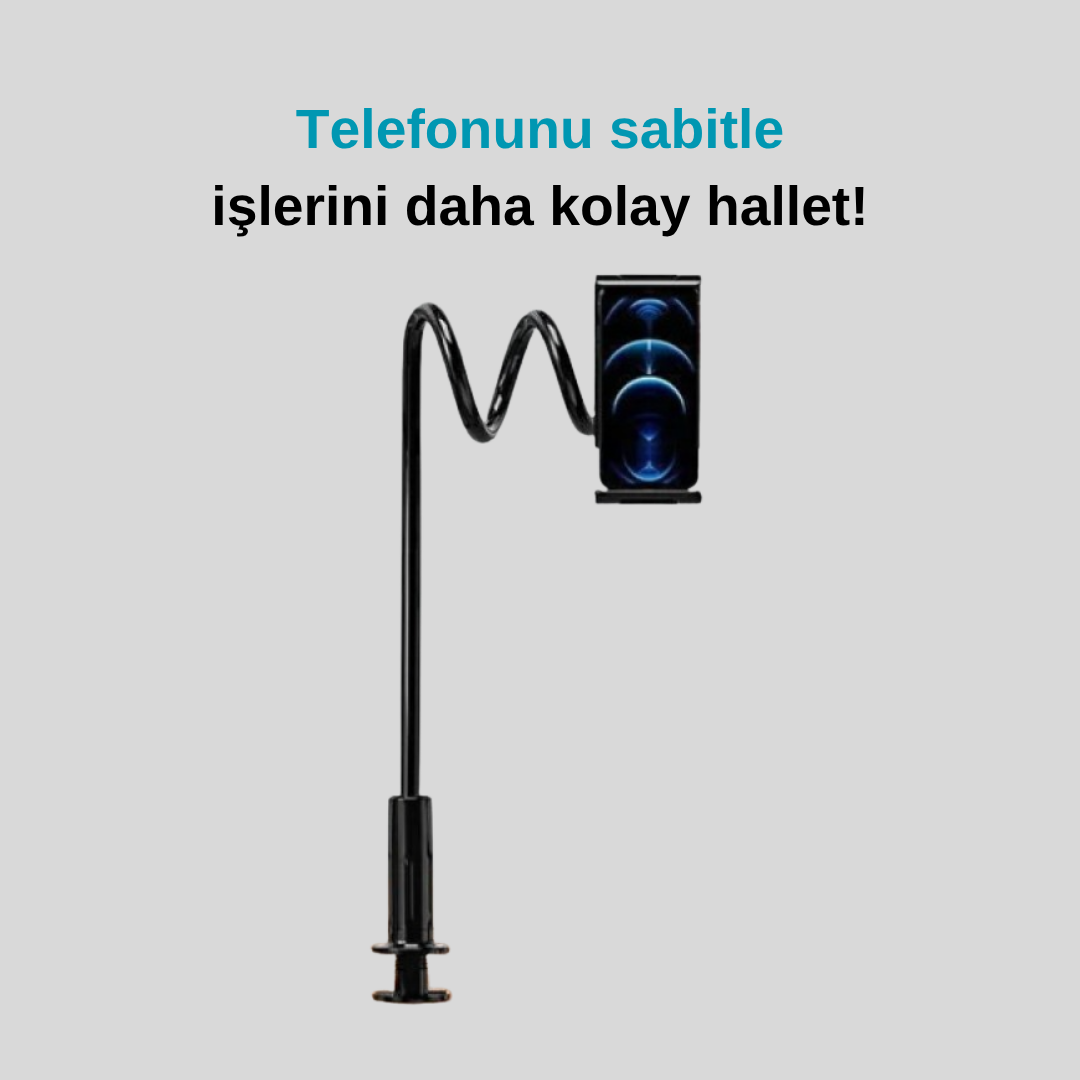 360 Derece Oynar Masaüstü Akrobat Telefon Tutucu