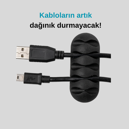 Kablo Tutucu 5 Kanallı 3 Adet