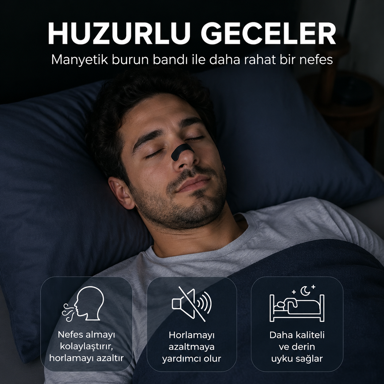 Elimest Manyetik Burun Bandı Seti 30'lu