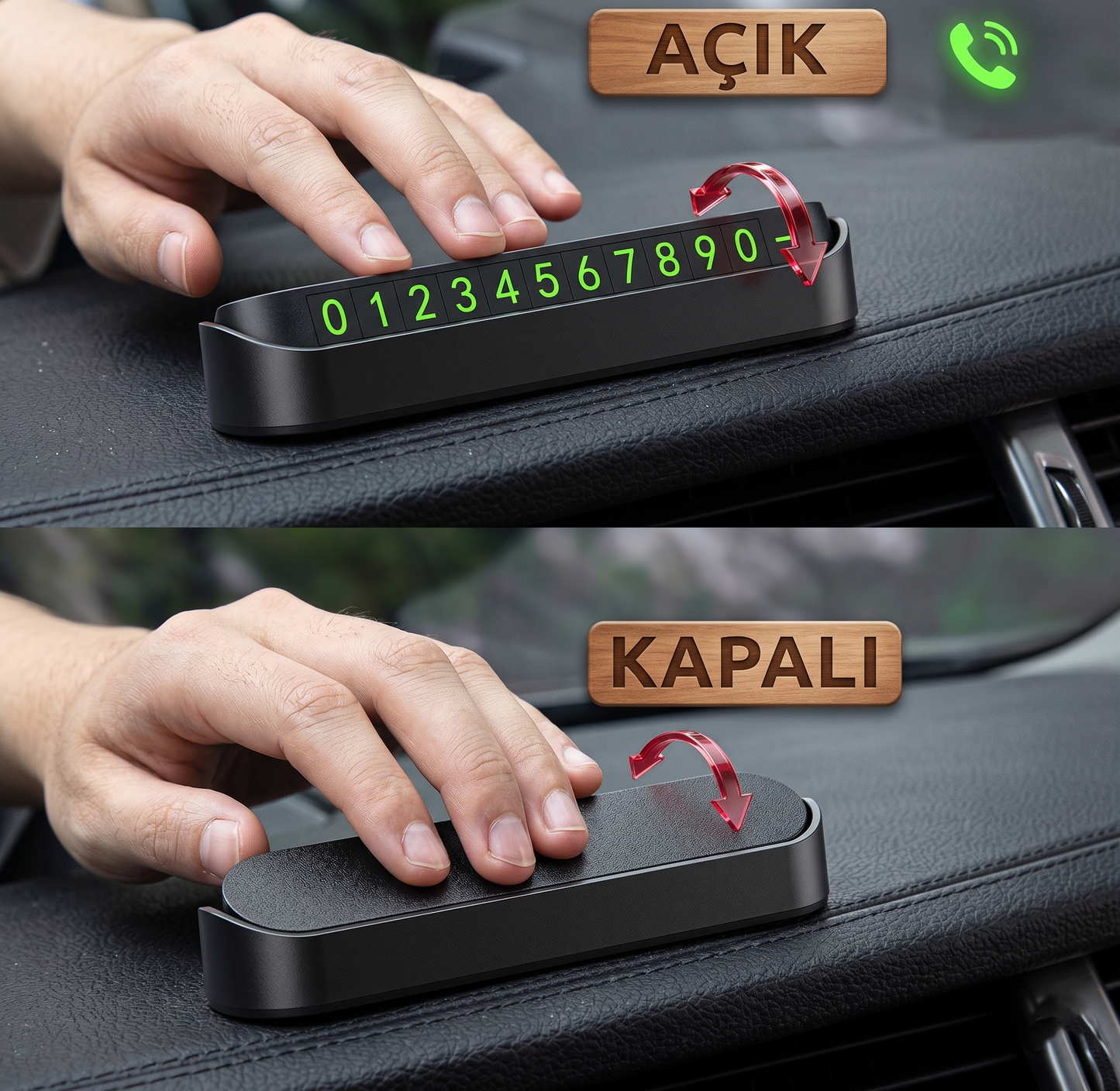 Araç Fosforlu Numaratör Aç-Kapa