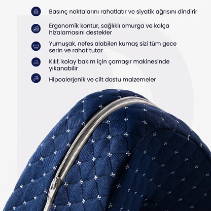 Destekleyici Hafızalı Yastık-Bacak Arası Yastığı